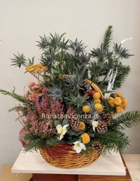 Cesto piante fiorite